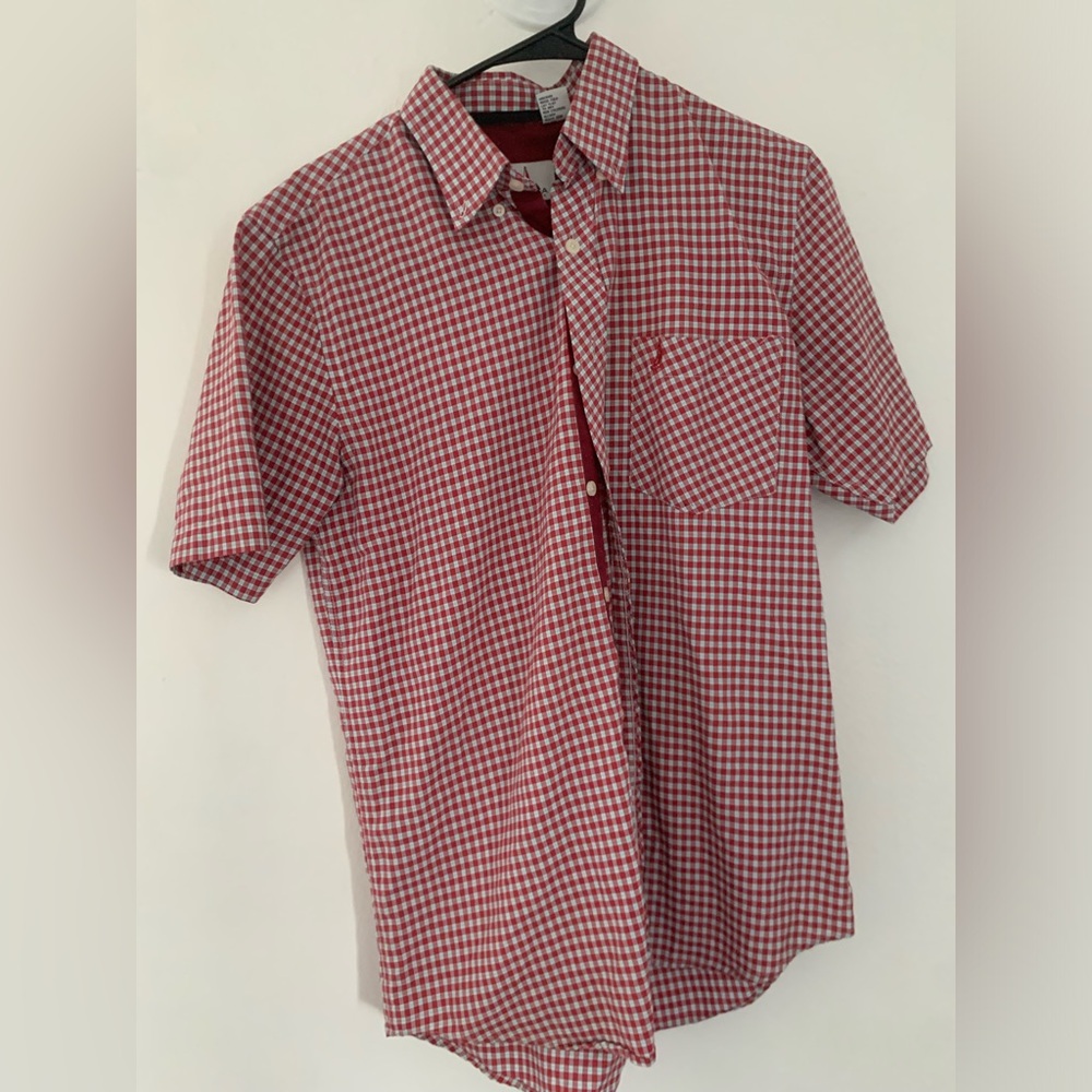 Red Checkered Men's Shirt